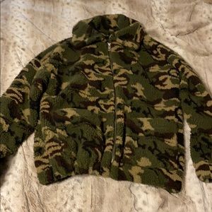 Army green coat